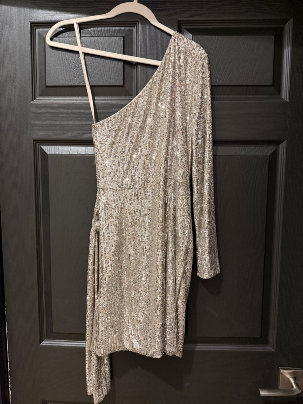 Gianni Bini Silver Sequin Dress